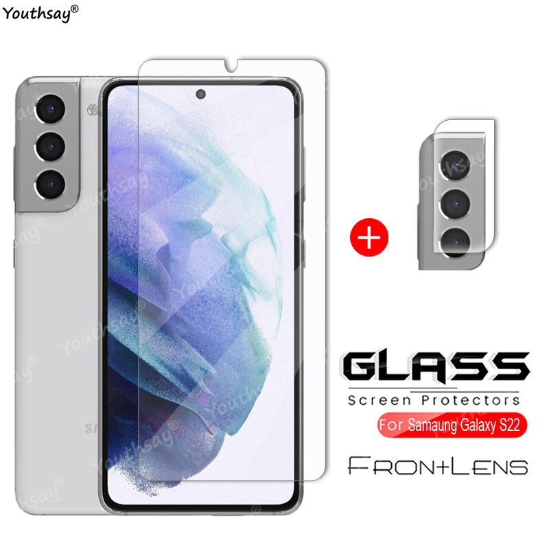 Película protectora de vidrio templado para Samsung Galaxy S22 Plus, S23 Plus, S22, S21 FE, S20