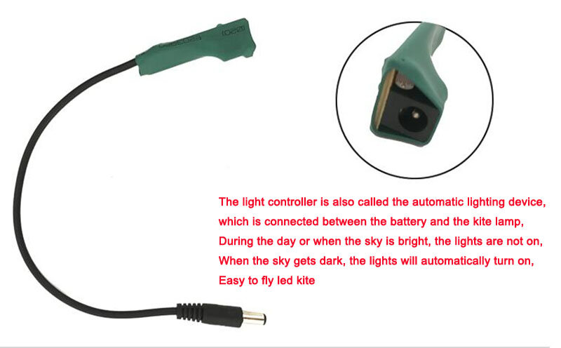 Weifang-LEDライトコントローラー,2個/ピース/ロット,LEDライト,おもちゃの付属品,フライングリール付き