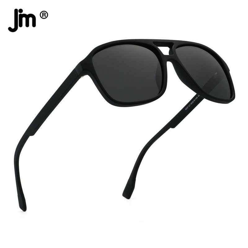 Lunettes de soleil pilote polarisées ultralégères pour hommes et femmes, lunettes de soleil vintage, UV400