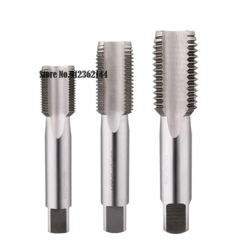 M18 m19 m20 m21 m22 m23 dentes = 1.0 1.5 2.0 2.5mm direita/esquerda hss máquina torneira métrica parafuso torneira broca ferramenta usada para aço