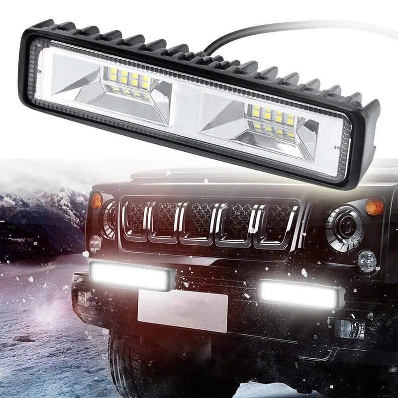 48 w led faróis de carro dc 12-24 v fora de estrada conduziu a luz de engenharia luz de trabalho spotlight para o barco do caminhão da motocicleta do automóvel