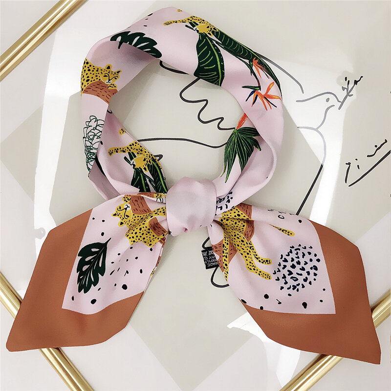 Popular new flower-shaped luxury brand bags and silk scarves