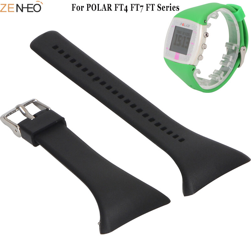 Pulseira de relógio inteligente banda para polar ft7 silicone macio pulseira de relógio de substituição para polar ft4 ft7 ft série pulseira inteligente