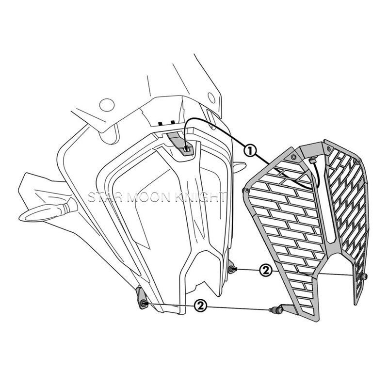 Аксессуары для мотоциклов защитная решетка для фар Защитная крышка для 1290 Super Adventure ADV S R 2021 2022-