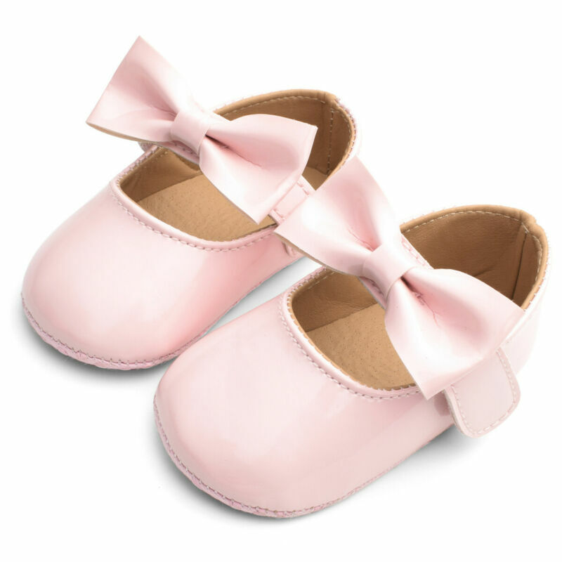 女の赤ちゃんのためのソリッドボウpuシューズ,ファッショナブルな白とピンクの靴,花,子供のための結婚式のためのプリンセスサンダル,ダンスサンダル