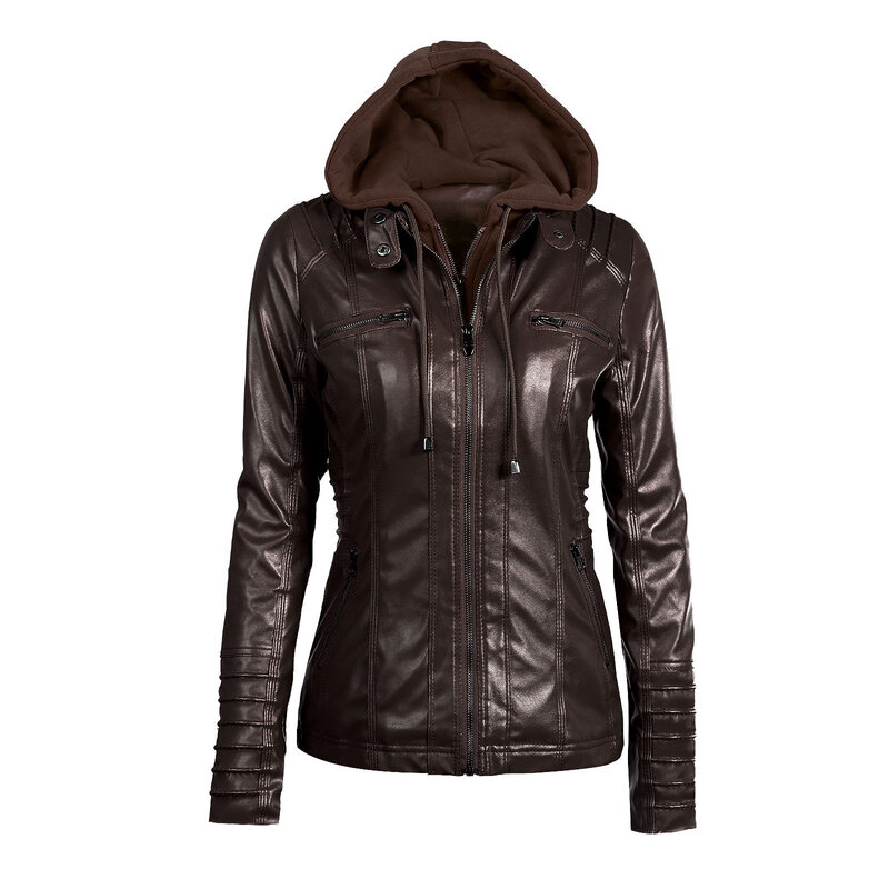 2019 Winter Faux Leather Jacket Women Casual Basic Coats Plus Size 7XL Ladies Basic Jackets Waterproof Windproof Coats Female