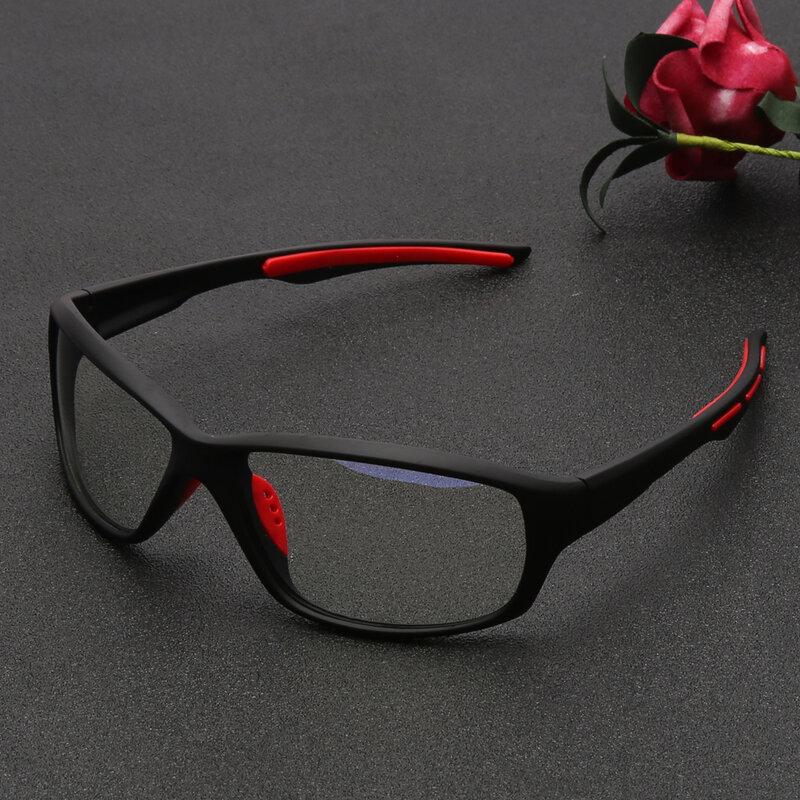 Kacamata Komputer Filter Pemblokiran Cahaya Anti Biru Mengurangi Ketegangan Mata Bingkai Kacamata Gaming Lensa Bening Kacamata