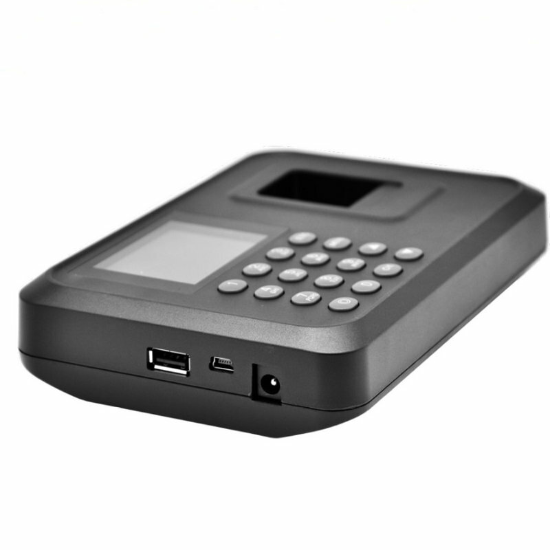 Цветной TFT ЖК-дисплей 2,4 дюйма, USB биометрическая система учета времени со сканером отпечатков пальцев и система контроля времени для работников и офисов