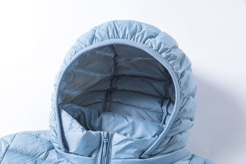 女性のための白い春の冬のジャケット90%,軽くて取り外し可能なベスト,パフスリーブ
