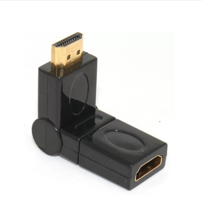 All-Around 360 Degree Rotation Hdmi Male To Hdmi Female Adjustable Adapter Converter Extender