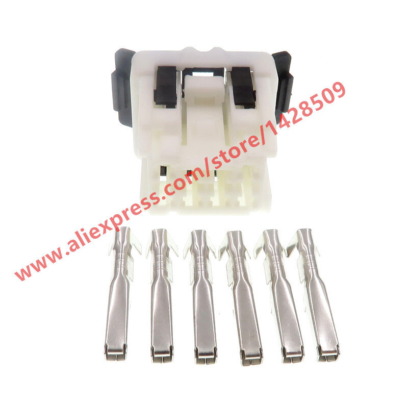 1 Set 6 Pin Automobile Wire Harness Connector Female 6p Plug 6098-1214