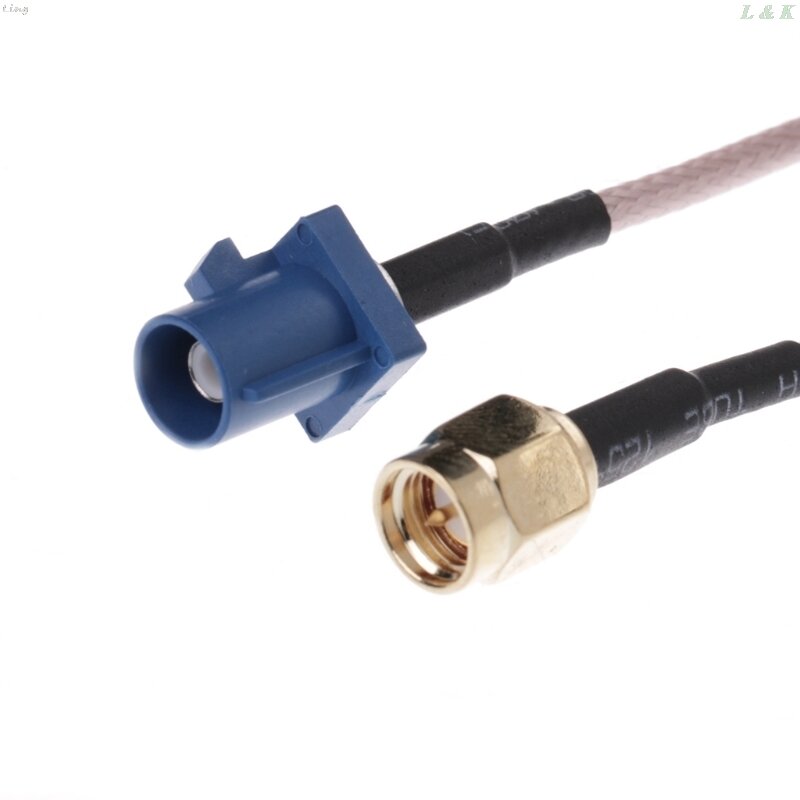 Удлинительный кабель Fakra C, переходник SMA Male с GPS антенной, Удлинительный кабель RG316 Pigtail l29k