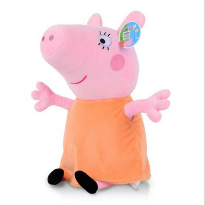 Hot Sale Peppa pig toy George pig Family friends Plush Toys 19cm Stuffed Doll Party decorations Schoolbag Ornament Keychain Toys
