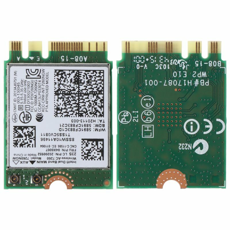 For ThinkPad X240 T440 T540P L440 5G Dual Band 7260NGW AC FRU:04X6007 Adapter Card