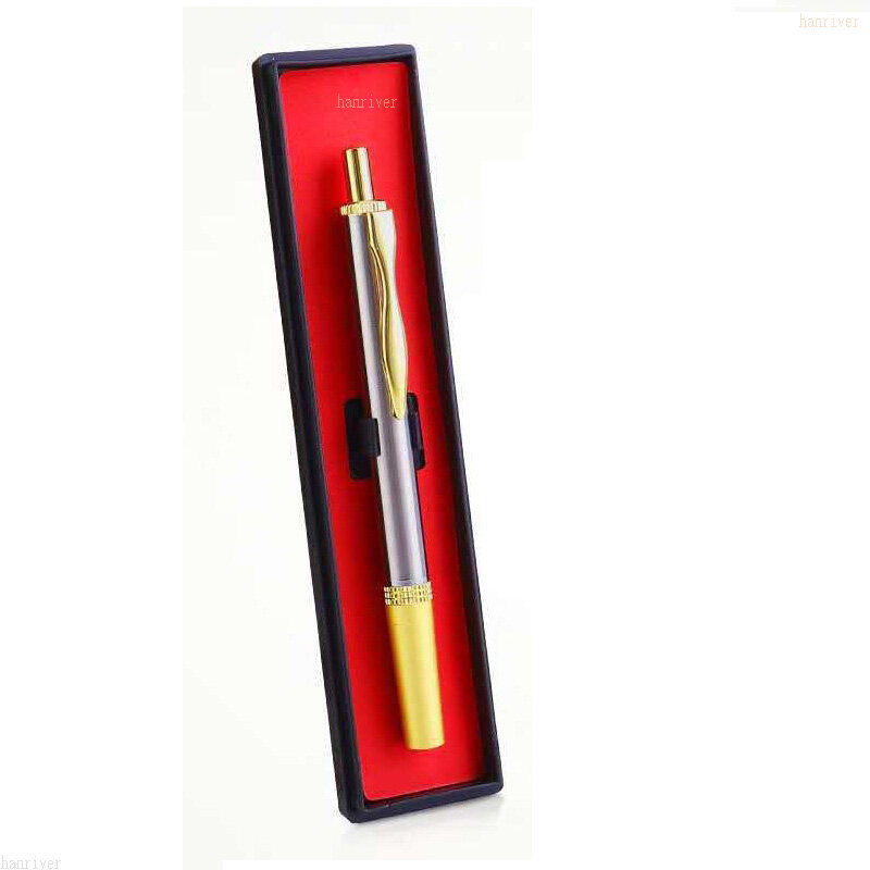 1 pces caneta + 200 pces (4 caixas) agulhas caneta de aço inoxidável para torção fora lancet de sangue, terapia de cupping e teste de sangue