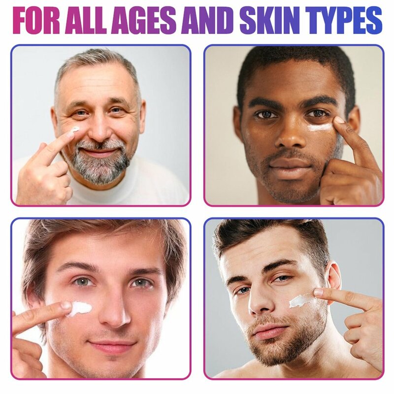 Colágeno creme facial para homens, anti-envelhecimento, remover rugas, firmador, levantamento, clareamento, clareamento, hidratante, cuidados com a pele facial
