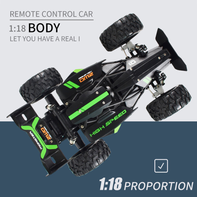 RC Car Drift 1:18 autoradio ad alta velocità controllo 15 km/h fuoristrada telecomando auto camion Buggy giocattoli per ragazzo bambini regalo per bambini