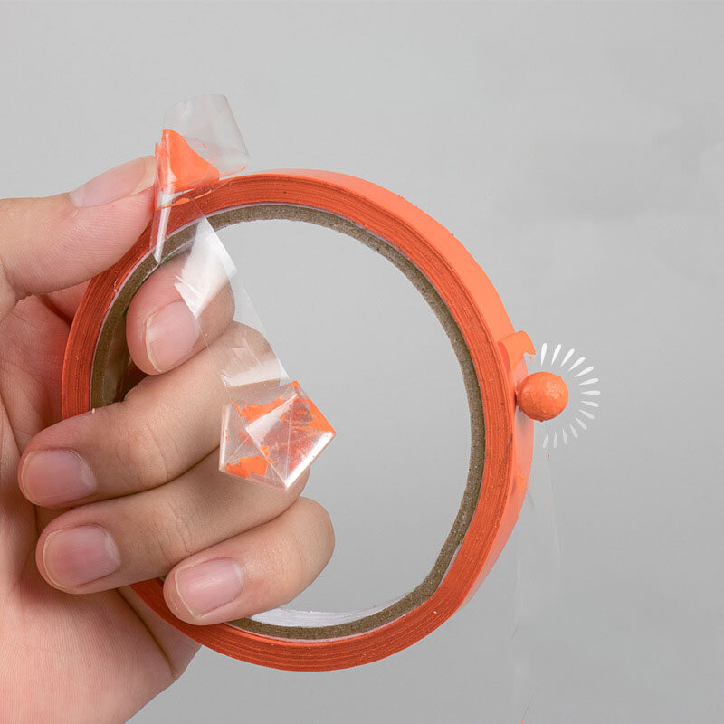 10 Buah 1.2Cm X 30M Diang Pita Berwarna Selotip Bola Lengket Menyenangkan DIY Mainan Anti Stres Pereda Stres untuk Anak-anak
