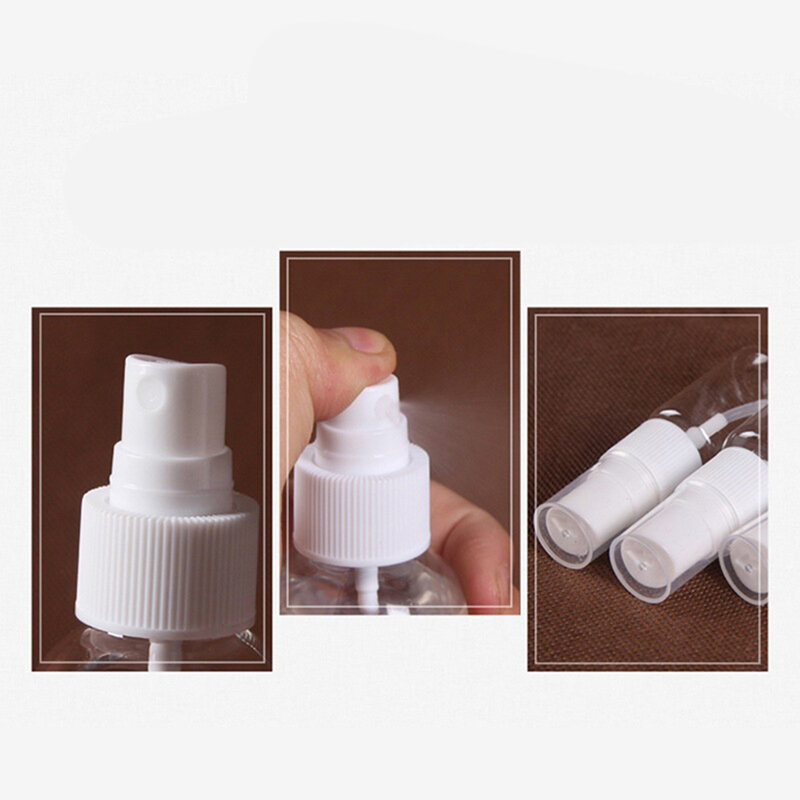 Tragbare Reise Transparente Kunststoff Leere Kosmetische Probe Spray Flasche Zerstäuber Können verwendet werden, um zu verzichten und speichern die meisten flüssigkeiten.