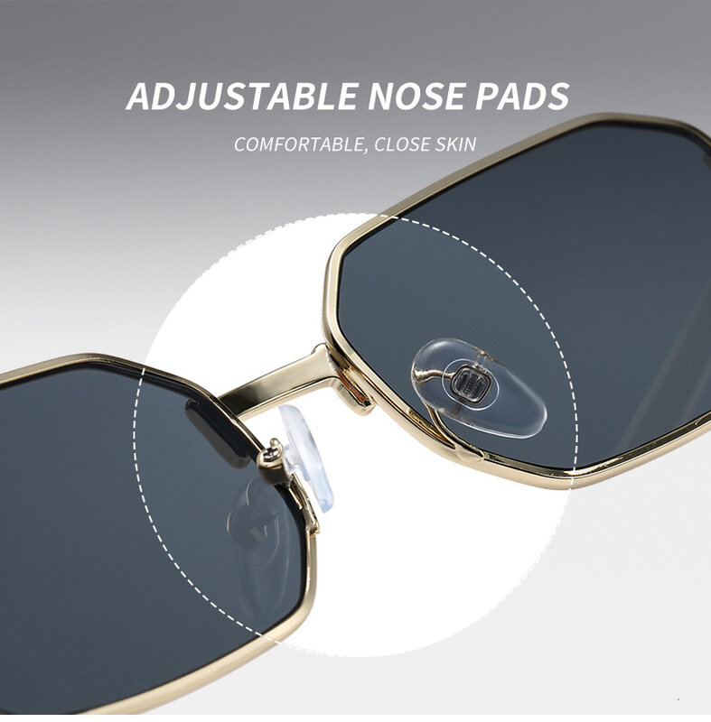 ضيق الرجال النظارات الشمسية موضة مستطيل النساء المعادن الفاخرة ماركة نظارات شمسية 2021 الكلاسيكية Oculos Masculino نظارات UV400