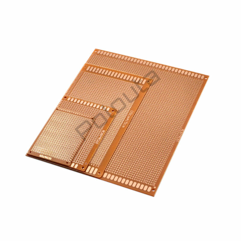 9x15 Polouta PCB 단면 베이클라이트 구리 도금 고무 시트, 범용 보드 2.54mm 직각 Arduino Pcb 프로토타입, 5 개