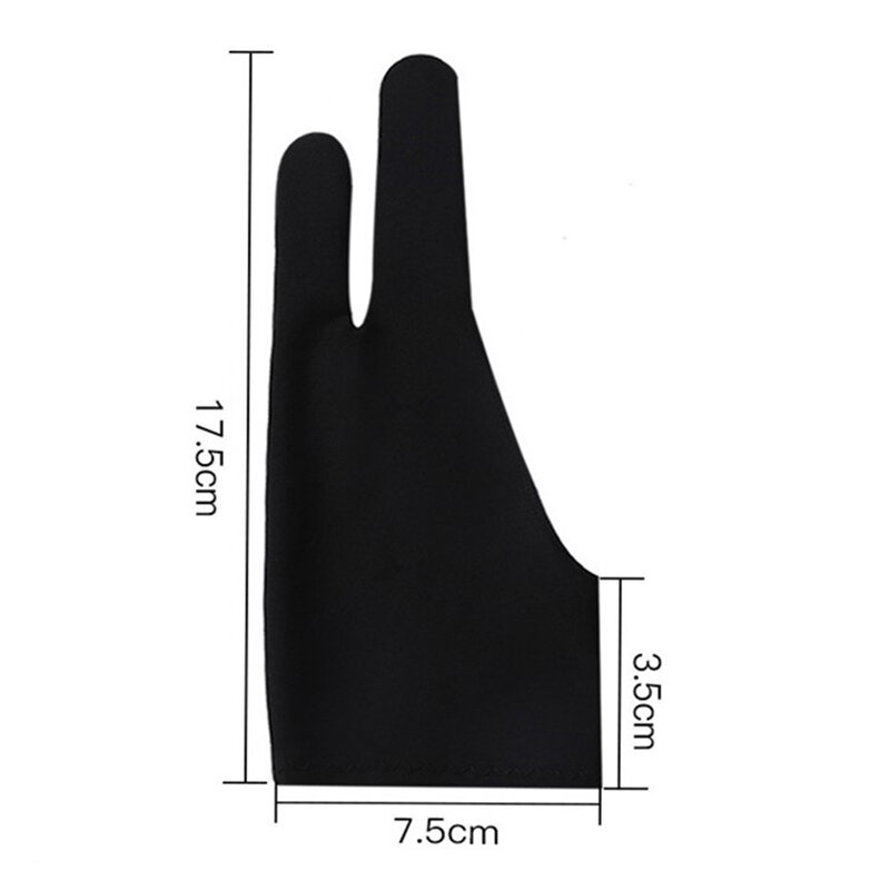 1pc Colorful Multifunction Painting Drawing Gloves Two Fingers Sketch Anti-dirt Gloves For Drawing Students School Art Supplies