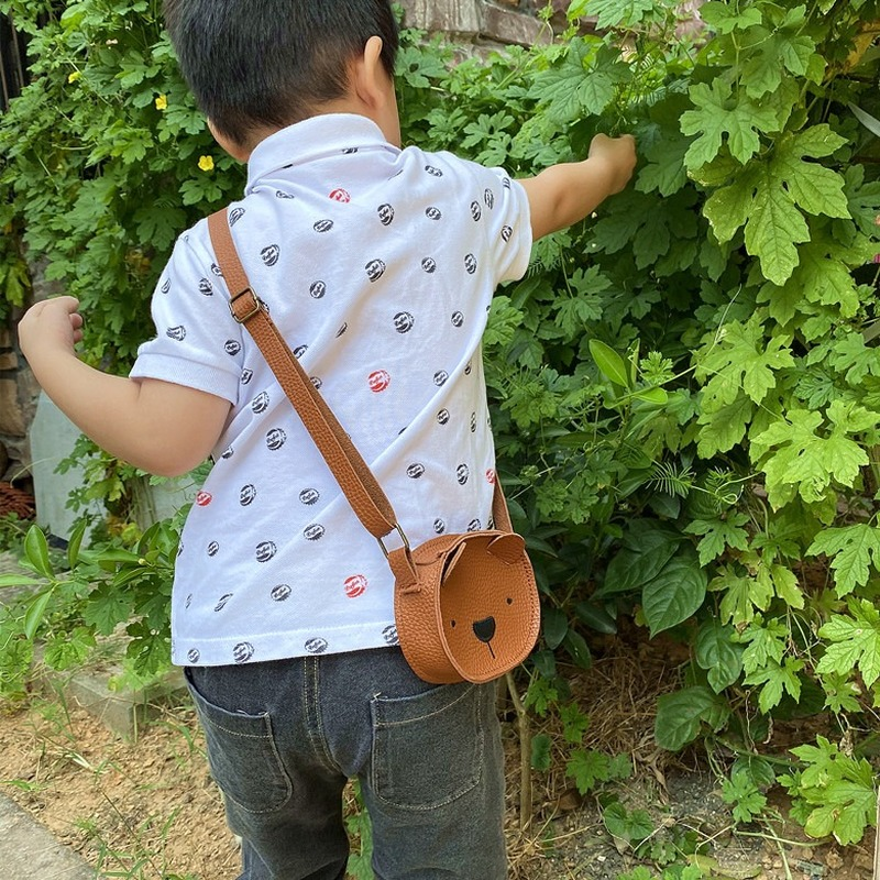 小さな男の子と女の子のためのショルダーバッグ,子供のためのかわいいプリンセススタイルのハンドバッグ