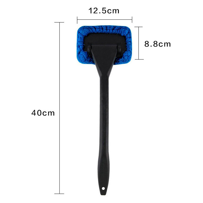 Car Window Cleaner Brush Car Dual-Use Dust Removal Defogging Glass Brush Front Glass Mop Car Window Cleaning Glass Cleaner