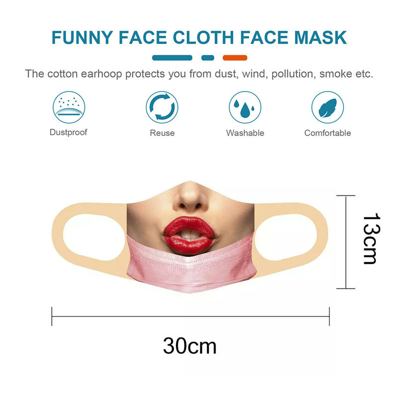Adult Outdoor Face Mask Petardos Reuse Chinese New Year Decorations 2022 Tiger Funny Mouth Festival Masks Halloween Петарды