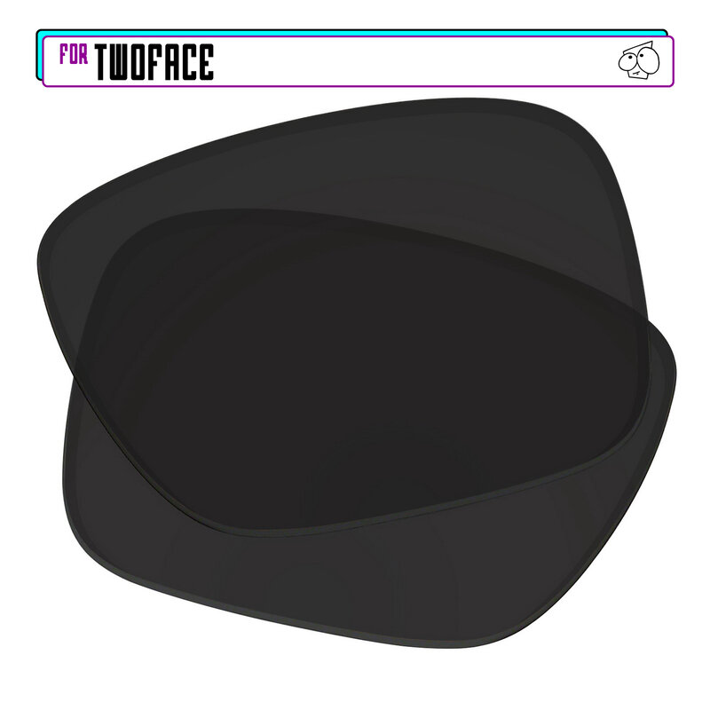 EZReplace  Replacement Lenses for - Oakley TwoFace Sunglasses - Black