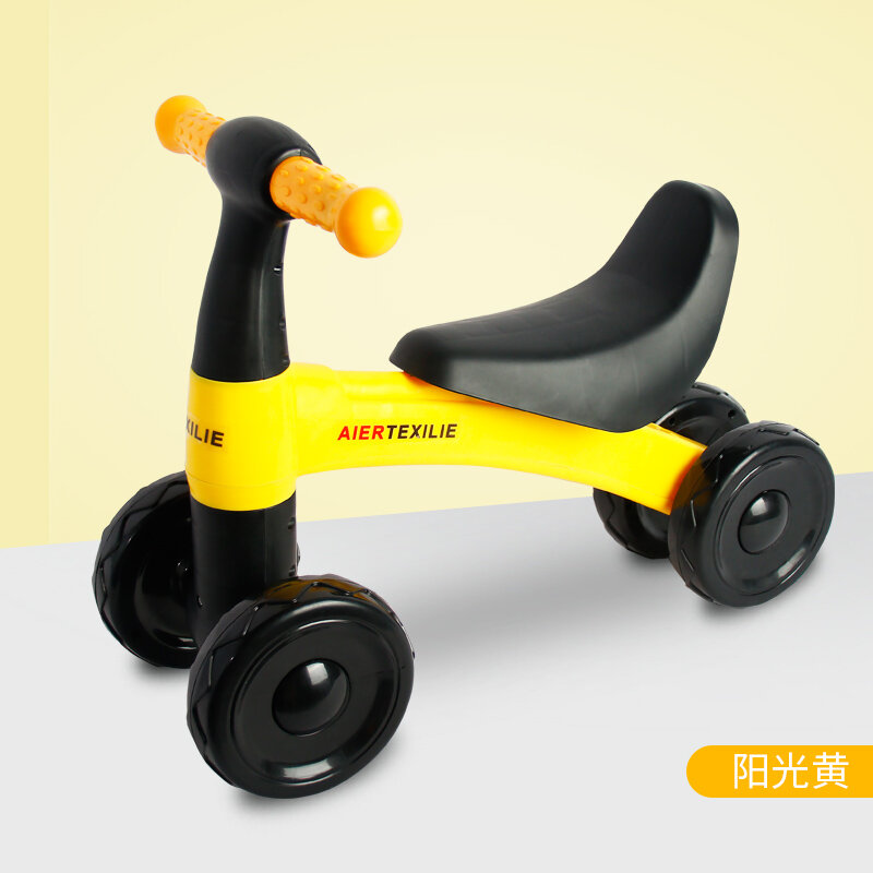 Детский скутер без педалей, скутер для малышей 3 лет, скручивающийся, для малышей