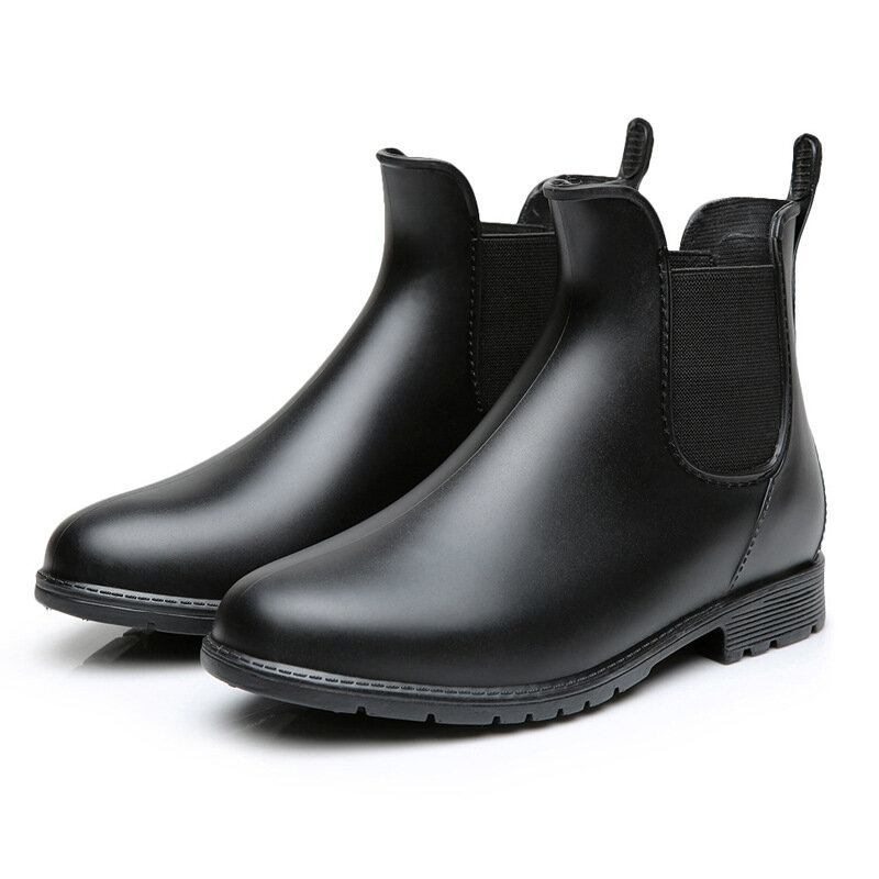 Botas de chuva masculinas impermeáveis, botas Chelsea masculinas, botina casual, sapatos de borracha, estilo best-seller, Jm8