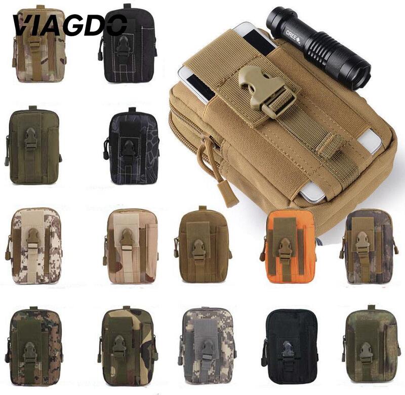 Outdoor Sports Tactical Bag Military Bag Belt Waist Pocket Hiking Climbing Running Pouch Travel Daypack Wallet