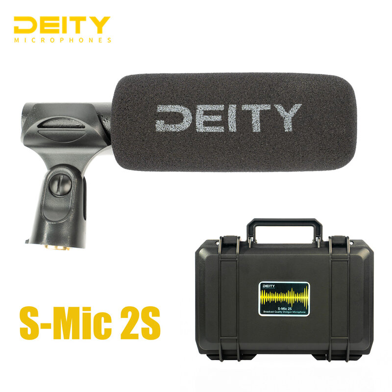 DEITY S-MIC 2S بندقية مكثف ميكروفون المهنية استوديو الكاميرا ميكروفون هيئة التصنيع العسكري منخفضة الضوضاء