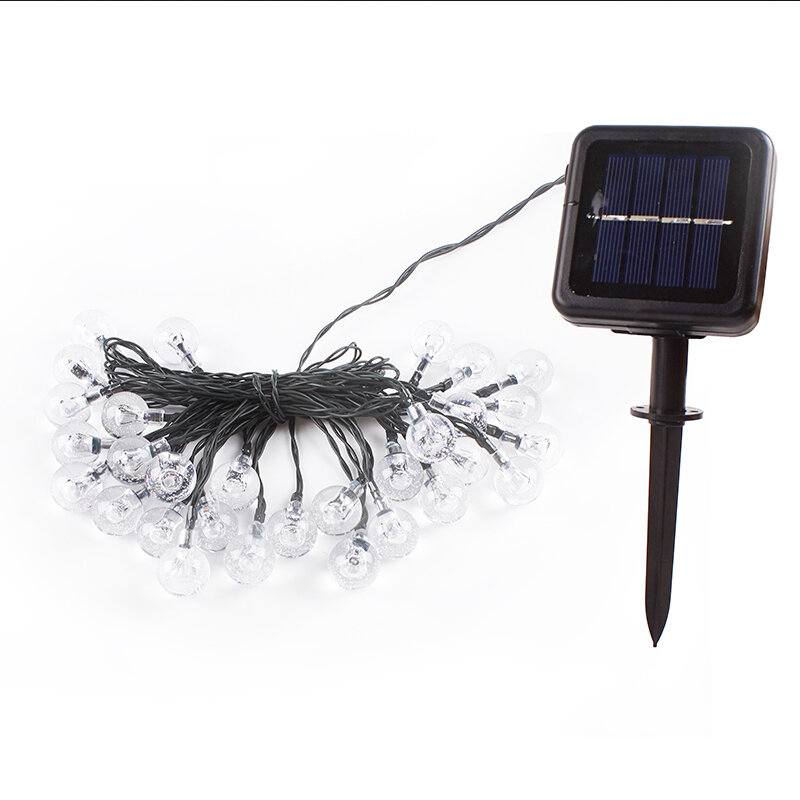 Nieuwe 20/50 Leds Kristallen Bal 5M/10M Solar Lamp Power Led String Kerstverlichting Solar Slingers Tuin kerst Decor Voor Outdoor