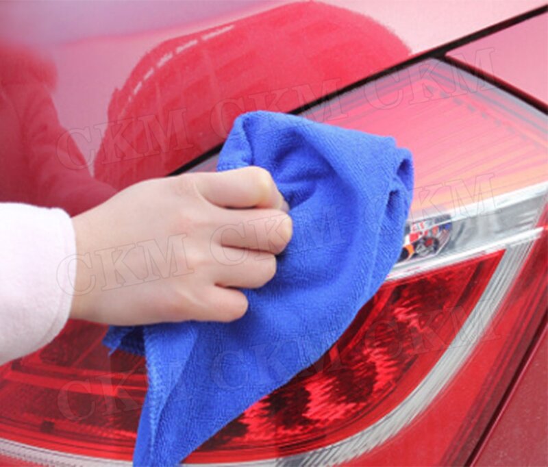Toalla de microfibra para lavado de coches, paño de secado y limpieza, cuidado del coche, 30cm x 30cm