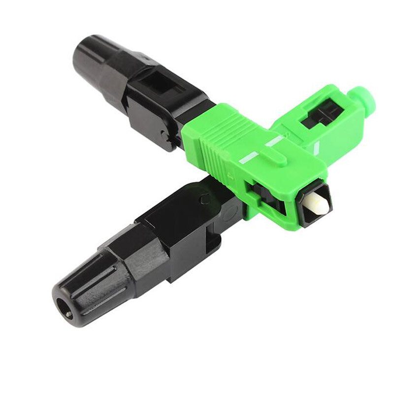 SC APC Fast Connector Embedded Connector FTTH Tool Cold Fiber Fast Connector SC Fiber Optic Connector