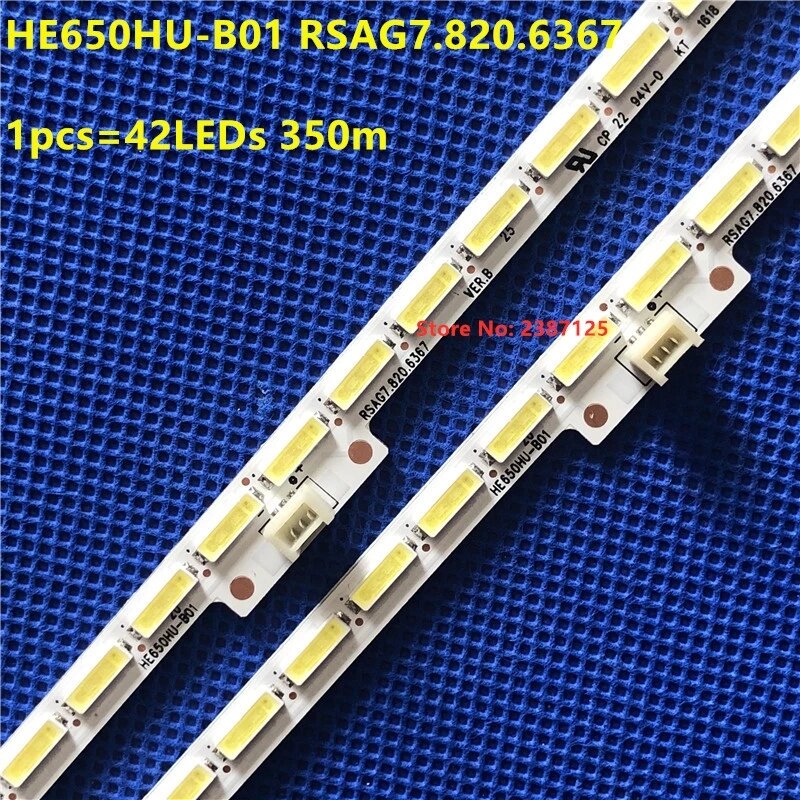 5Kit  LED Backlight Strip 42leds for HE650HU-B01 RSAG7.820.6367 H65M5500 HE65K5510UWTS  65H7B02 65K321UW 65CU6200 V650DJ4-QS5