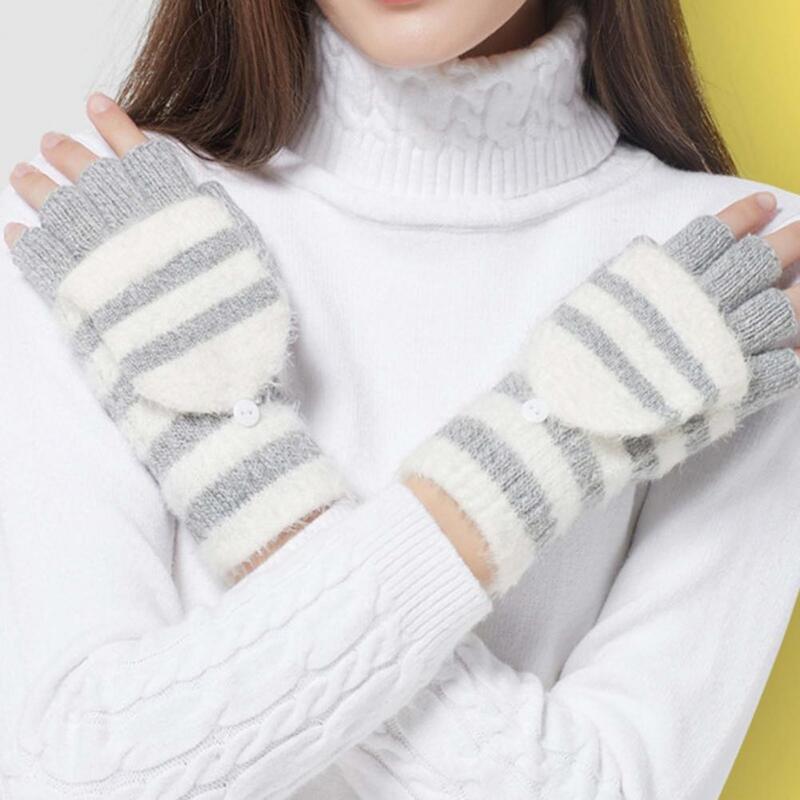 Guanti antivento 1 paio di guanti invernali Non allergenici convertibili in tessuto a maglia termica antivento