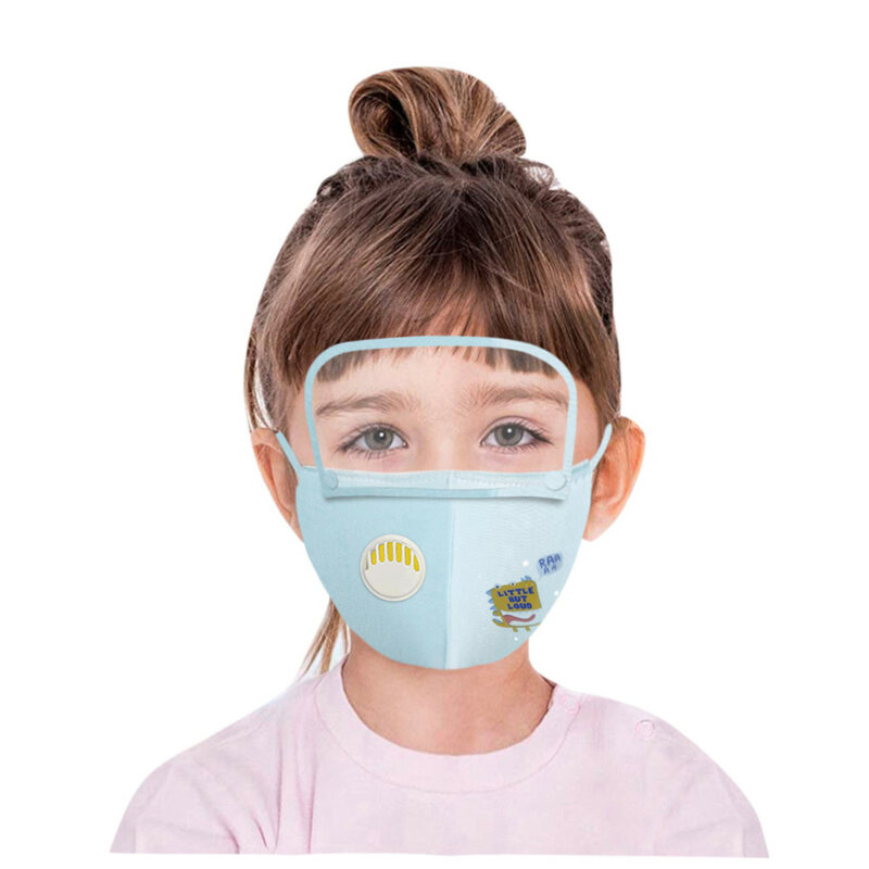 Child M-a-s-k Dustproof Outdoor Removable Scarf  Protective Facemaske with Eyes Shield + 2 Filters Mascarillas Máscara facial