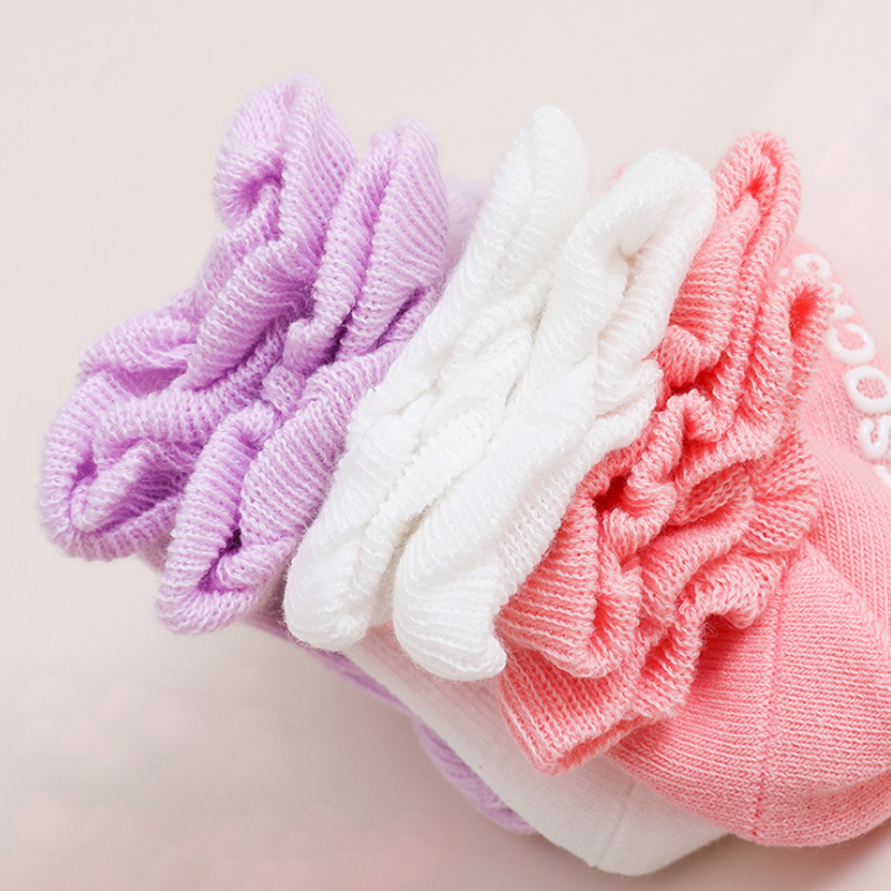 3 Paar/partij 2020 Nieuwe Antislip Kinderen Baby Sokken Pasgeboren Baby Sokken Voor Meisjes En Jongens