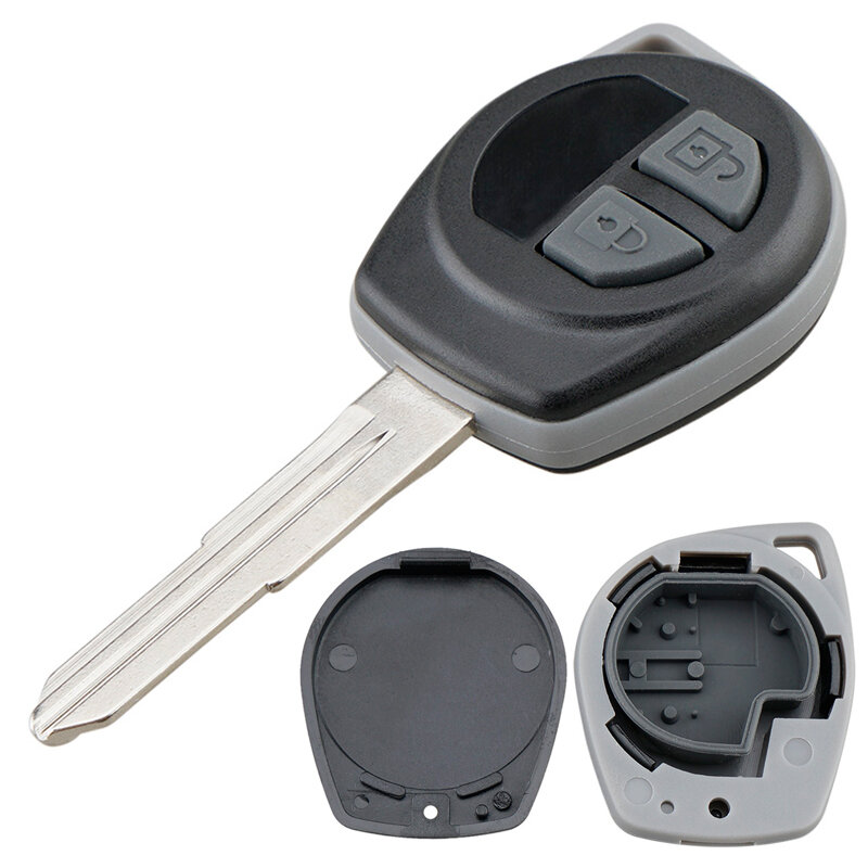 Remoto Car Key Fob Shell Case, lâmina Fit para SUZUKI IGNIS, ALTO, SX4, Vauxhall, AGILA, Vitara, Swift, Liana, HU87, SZ11R, 2 botões