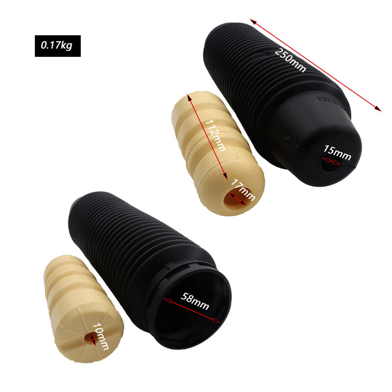 Rear Dust Cover Air Shock Absorber Rubber Bellow Dust Boot Set For Chevrolet EPICA 2006-2015 1.8L/2.0L