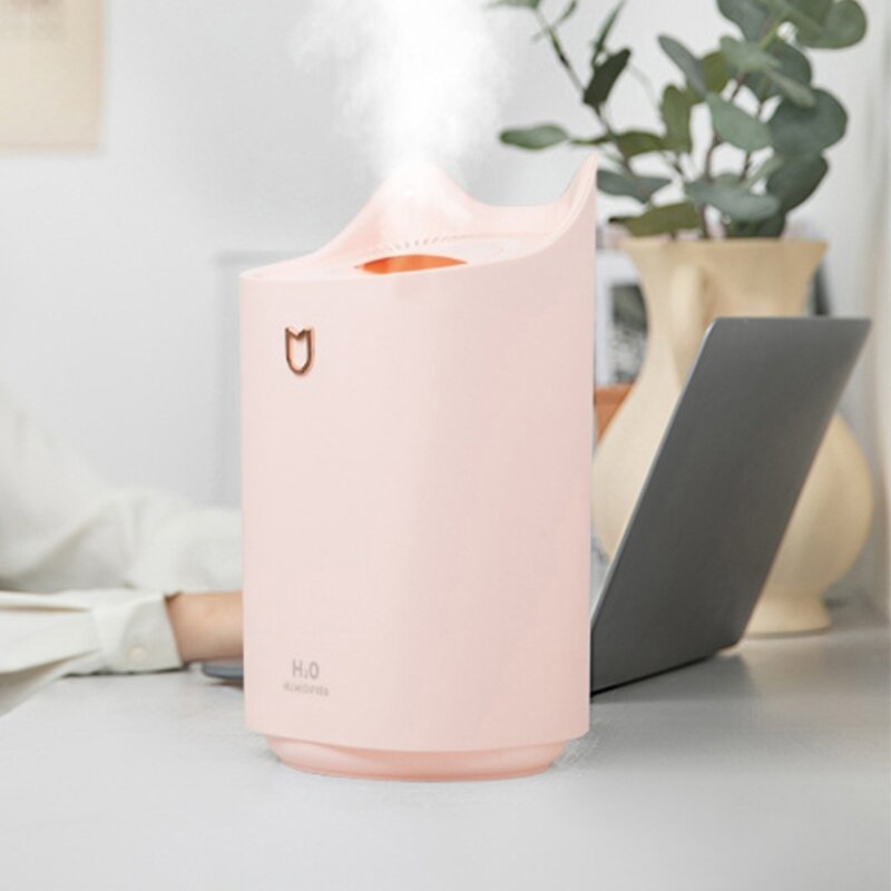 Mini humidificador de aire de doble boquilla, fabricante de niebla USB, difusor de Aroma de reposición de belleza, funcionamiento ultrasilencioso, nebulizador limpio