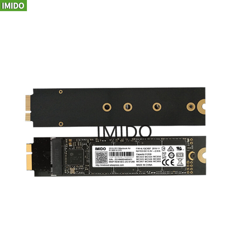 A1370 A1369ใหม่2010-2011ปี64GB 128GB เมนบอร์ดแล็ปท็อป SSD 256GB สำหรับ MacBook Air MC503 MC504 MC505 MC506 MC965 MC966