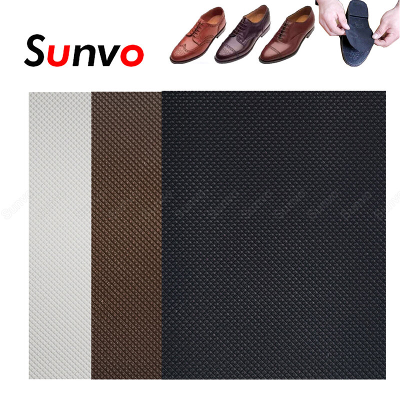 Sheet of Rubber Soles for Shoes Sole Repair Replacement Stickers Protector for Leather High Heel Shoes Outsole Anti Slip Pads