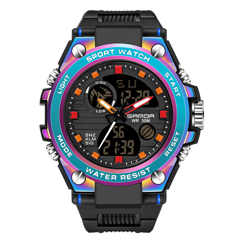Nowy wielofunkcyjny elektroniczny zegarek trendy mody studentów płci męskiej i żeńskiej wodoodporny sport ins wiatr prezenty dla dzieci