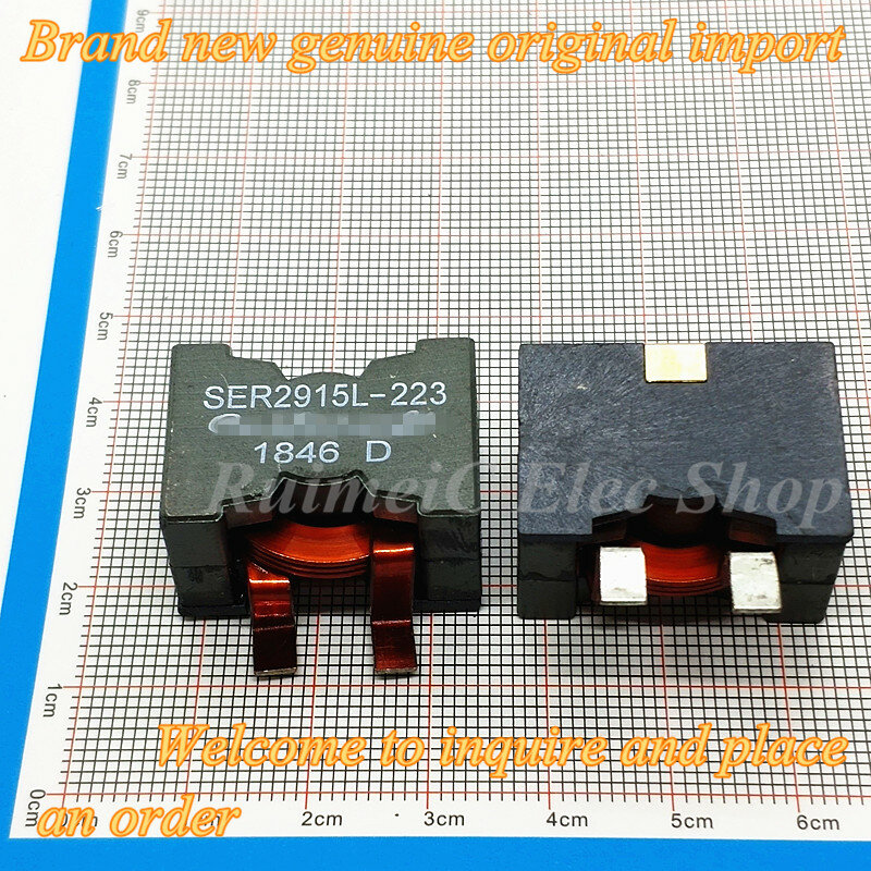 Free Shipping For All SER2915L-223KL 2.9CMX1.5CM 22UH 28A Flat Copper Wire Power Inductor Series