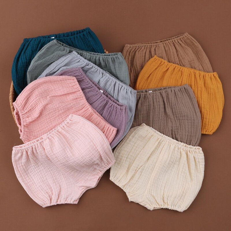 Bombachos de algodón para bebés y niñas, pantalones cortos de moda para recién nacidos, cubierta de pañal coreano, pantalones Harem de 0 a 18M