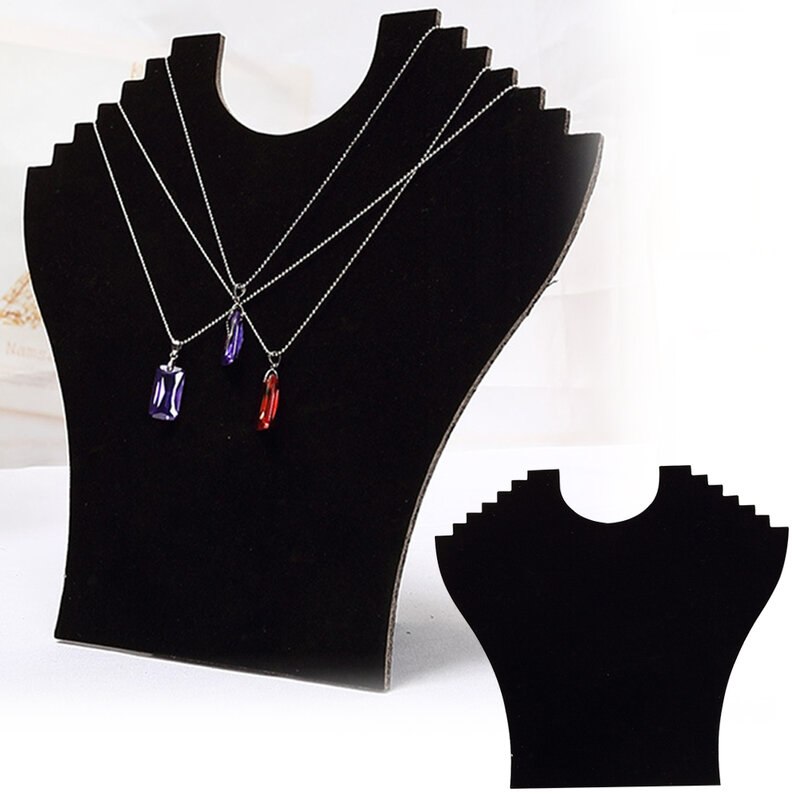 Spectacle de velours noir décorer porte-bijoux Bracelet pendentif chaîne étagère de rangement tableau vitrine maison collier présentoir